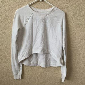 Abercrombie and Fitch White Long Sleeve